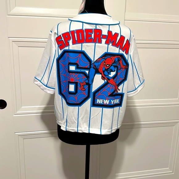 Amazing Spider-Man women’s crop button down top - Picture 4 of 9